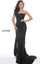 Formal Dresses Strapless Side Slit Long Formal Dress Black