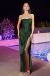 Prom Dresses Fitted Long Evening Gown Emerald