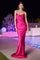 Prom Dresses Fitted Long Evening Gown Fuchsia