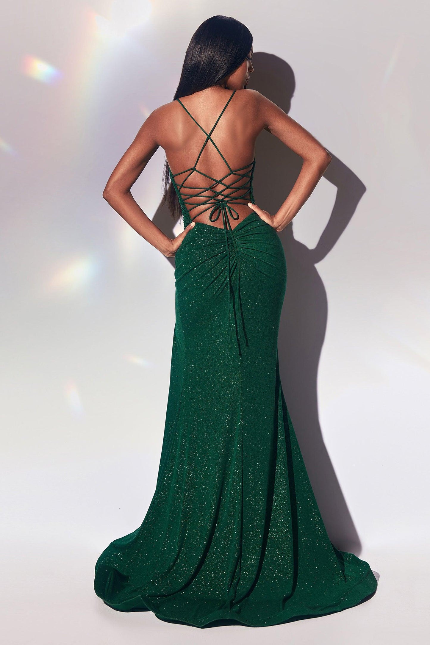 Prom Dresses Fitted Long Evening Gown Emerald