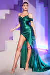 Prom Dresses Plus Size Long Fitted Evening Gown Emerald