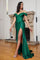 Prom Dresses Off Shoulder Long Prom Dress Emerald