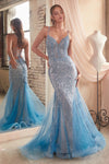 Prom Dresses  Prom Formal Mermaid Long Dress Ocean Blue