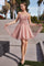 Prom Dresses Spaghetti Strap Prom Dress Blush