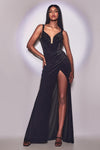 Prom Dresses Plus Size Long Evening Gown Black