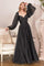 Off Shoulder Long  A Line Formal Prom Dress Black