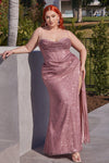 Prom Dresses Plus Size Long Evening Gown Rosewood