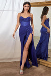 Prom Dresses Sparkling Long Evening Gown Royal