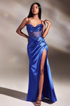 Prom Dresses Fitted Long Evening Gown Royal