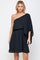 Cocktail Dresses Short One Shoulder Dress Black