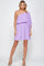 Cocktail Dresses Short One Shoulder Dress Lavender