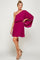 Cocktail Dresses Short One Shoulder Dress Magenta