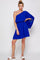 Cocktail Dresses Short One Shoulder Dress Neon Royal