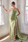 Prom Dresses Long Formal Spaghetti Strap Fitted Prom Dress Greenery