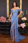 Formal Dresses Off Shoulder Formal Dress Paris Blue