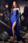 Prom Dresses Strapless Long Fitted Prom Dress Royal