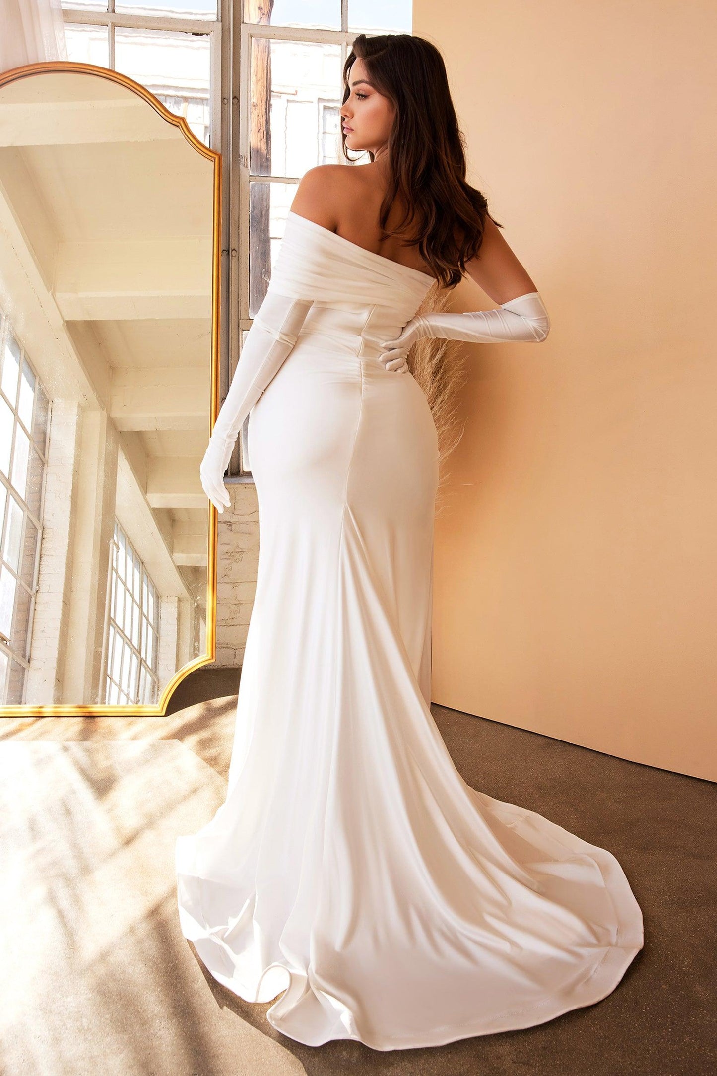 Wedding Dresses Spaghetti Strap Wedding Dress Off White