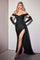 Prom Dresses Plus Size Long Off Shoulder Prom Dress Black