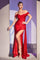 Prom Dresses Plus Size Long Off Shoulder Prom Dress Red