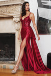 Prom Dresses Sleeveless Prom Dress Burgundy