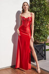 Prom Dresses Spaghetti Strap Prom Dress Red