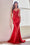 Prom Dresses Fitted Prom Long Dress Red