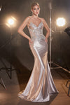 Prom Dresses Fitted Prom Long Dress Silver