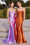 Long Fitted Bustier Prom Dress Sienna