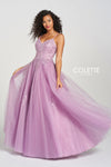 Prom Dresses  Long Formal Beaded Prom Applique Dress Orchid