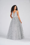 Prom Dresses Formal Prom Sequin Long Ball Gown Silver