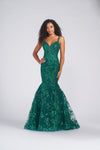 Prom Dresses Mermaid Formal Prom Glitter Long Dress Emerald