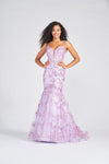 Prom Dresses Mermaid Formal Prom Glitter Long Dress Lavender