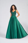 Colette CL12271 Sequin Formal Applique Long Prom Dress