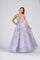 Prom Dresses Long Formal Beaded Floral Prom Dress Dusty Lilac