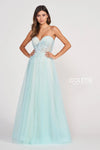 Prom Dresses Formal Applique Prom Long Dress Mint/Nude