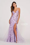 Prom Dresses Formal Mermaid Long Prom Sequin Dress Lilac