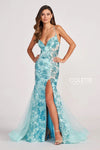 Prom Dresses Formal Mermaid Long Prom Sequin Dress Turquoise