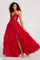 Prom Dresses Long Formal Prom Pick Up Skirt Ball Gown Scarlet