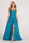 Prom Dresses Halter Long Formal Beaded Prom Dress Jade