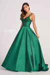 Prom Dresses Beaded Prom Long Applique Formal Ball Gown Emerald