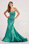 Prom Dresses Prom Cut Out Formal Mermaid Long Dress Jade