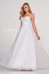 Prom Dresses Formal Long Prom Ball Gown Diamond White