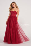 Prom Dresses Formal Glitter Prom Long Dress Cabernet