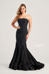 Prom Dresses Fitted Prom Long Formal Mermaid Dress Black