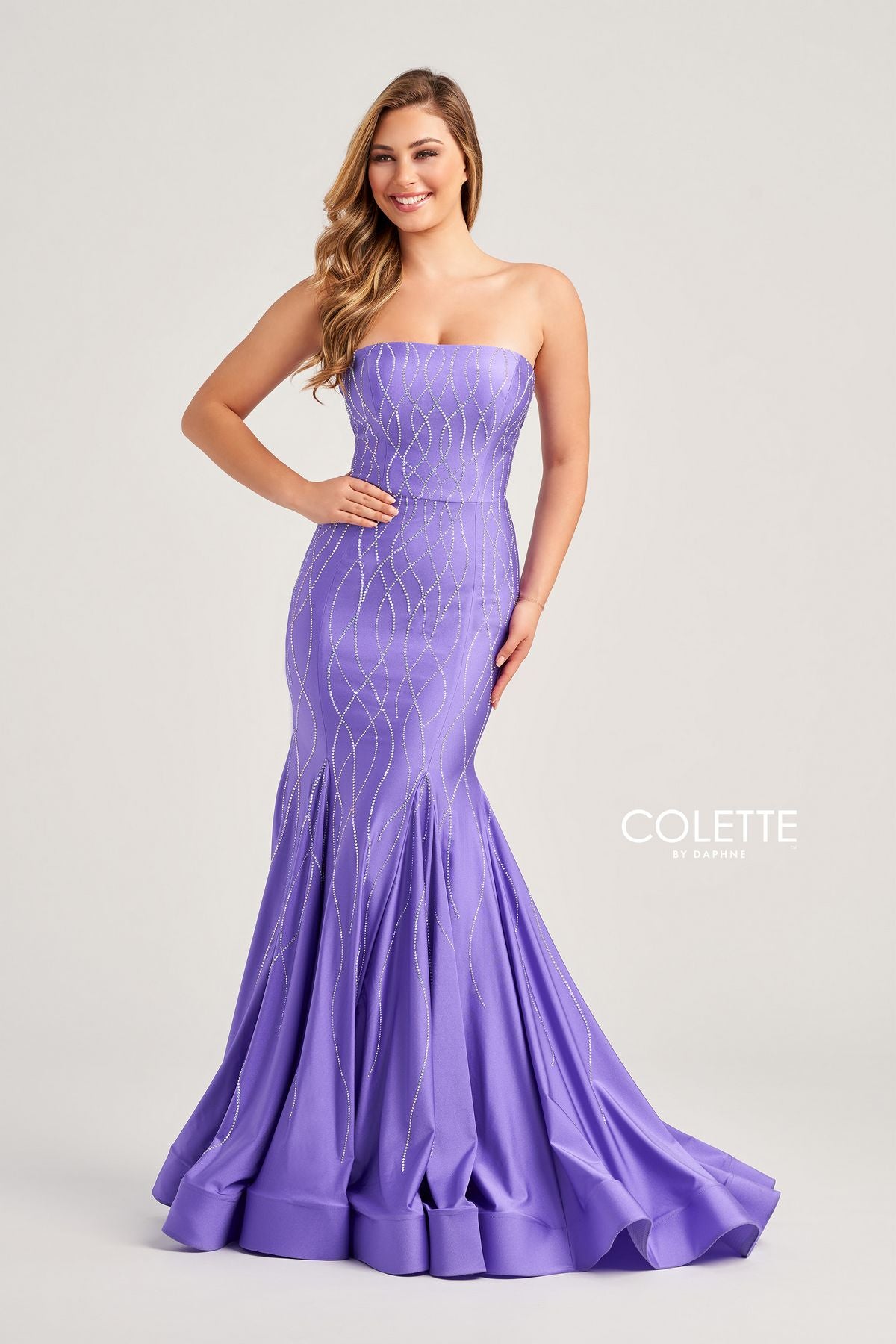 Prom Dresses Fitted Prom Long Formal Mermaid Dress Purple