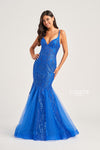 Prom Dresses Glitter Prom Long Formal Mermaid Dress Royal Blue