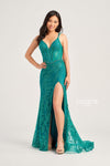 Prom Dresses Prom Long Glitter Formal Sequin Dress Emerald