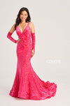 Prom Dresses Prom Long Fitted Formal Dress Pink