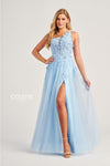 Prom Dresses Long Formal Applique Prom Dress Sky Blue