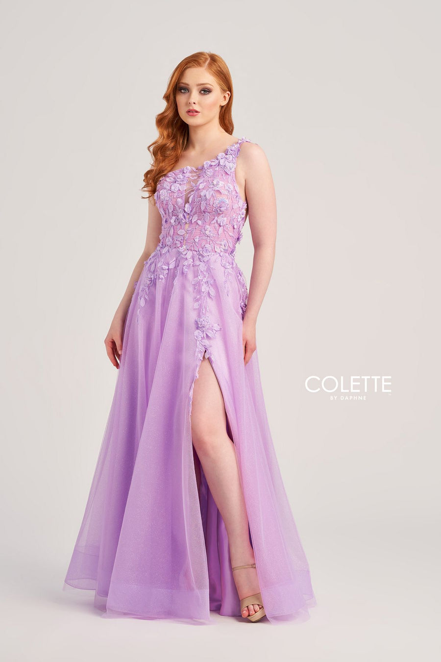 Prom Dresses Long Formal Applique Prom Dress Lilac